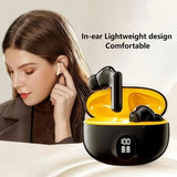 Crystal Clear Wireless Earbuds with Noise Cancellation & 24Hr Case