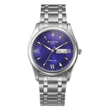 Men's Luxurious Gold Steel Watch with Luminous Dial