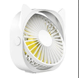 USB rechargeable and portable fan