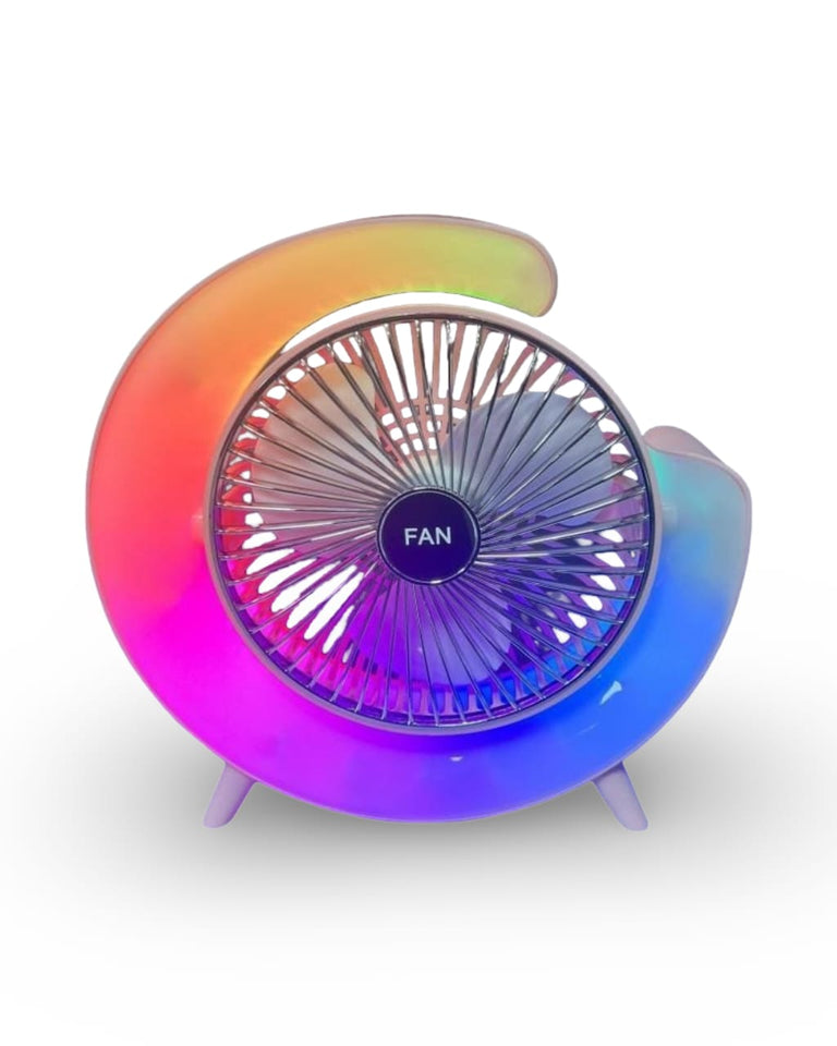 Night light mini fane multi color LED