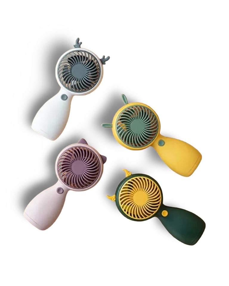 Rechargeable Animal Ears Fan Multicolor Portable