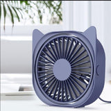 USB rechargeable and portable fan