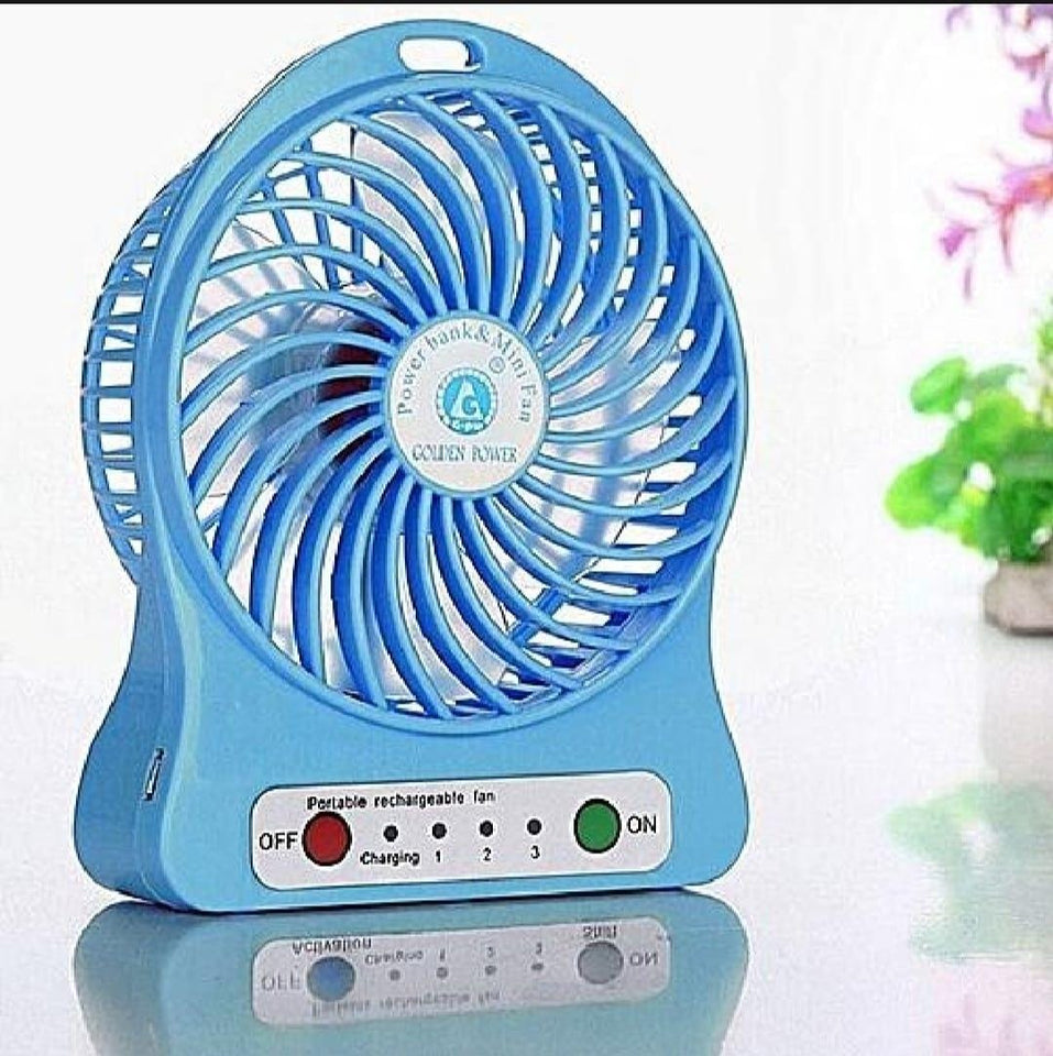 Mini fan fast charging rechargeable and portable